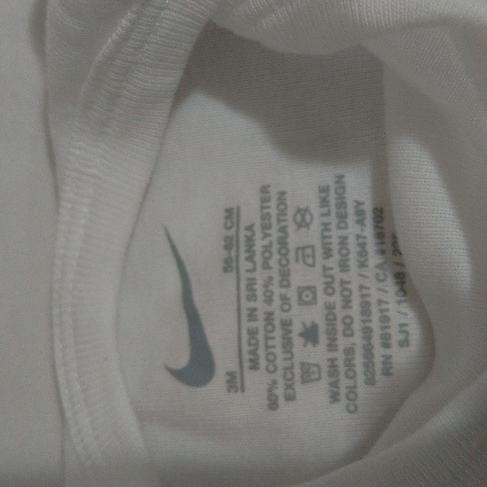 Nike Baby Girls Bodysuit Trio - Pink, White, Light Pink Size 3M - Picture 12 of 15